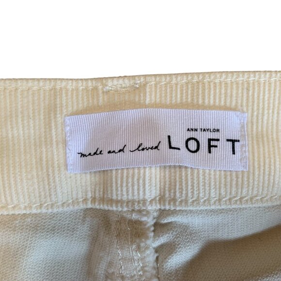 LOFT Women's Skinny Jeans in Cream - Picture 8 of 12